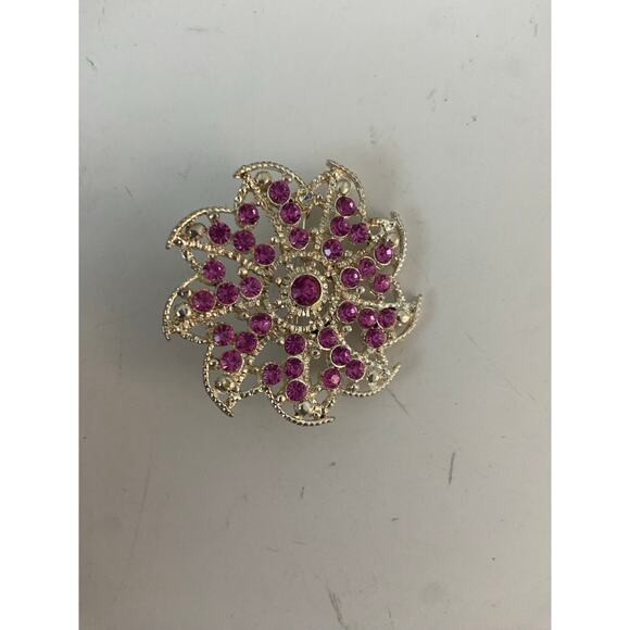 Vintage rhinestone brooch - Picture 1 of 5